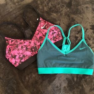 2 Nike sports bra for $25!!